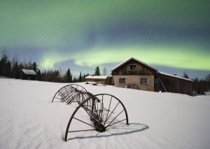 Norrsken i Kuusamo.
